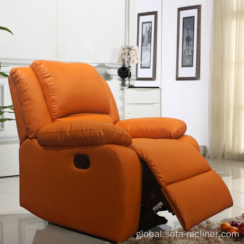 China Good Quality Living Room Recliner Leather Single Sofa Supplier